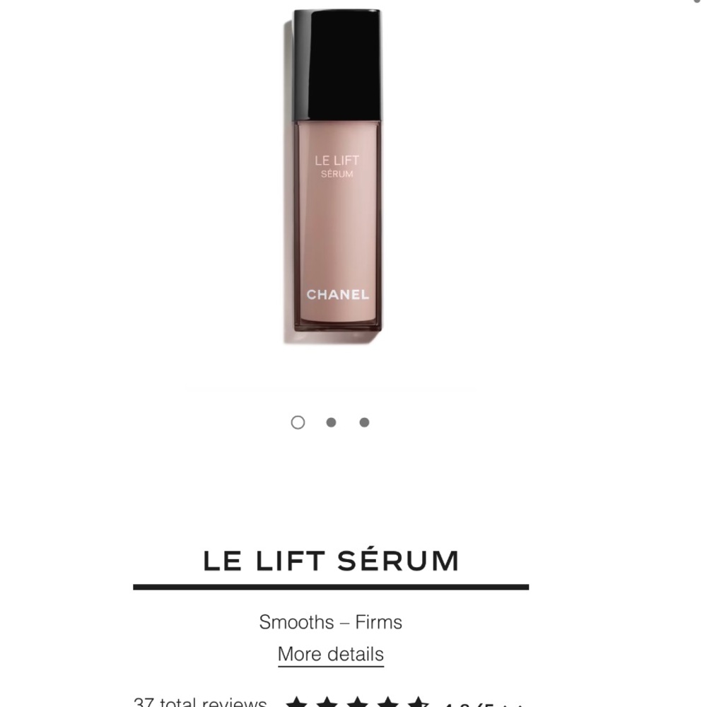 CHANEL Le Lift Sérum in Black and Cream